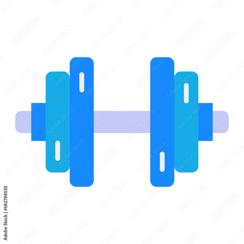 Dumbbell Flat Icon Dumbbell Flat Icon