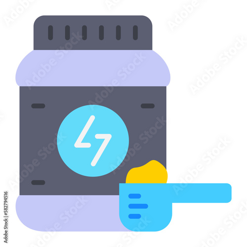 Supplement Flat Icon