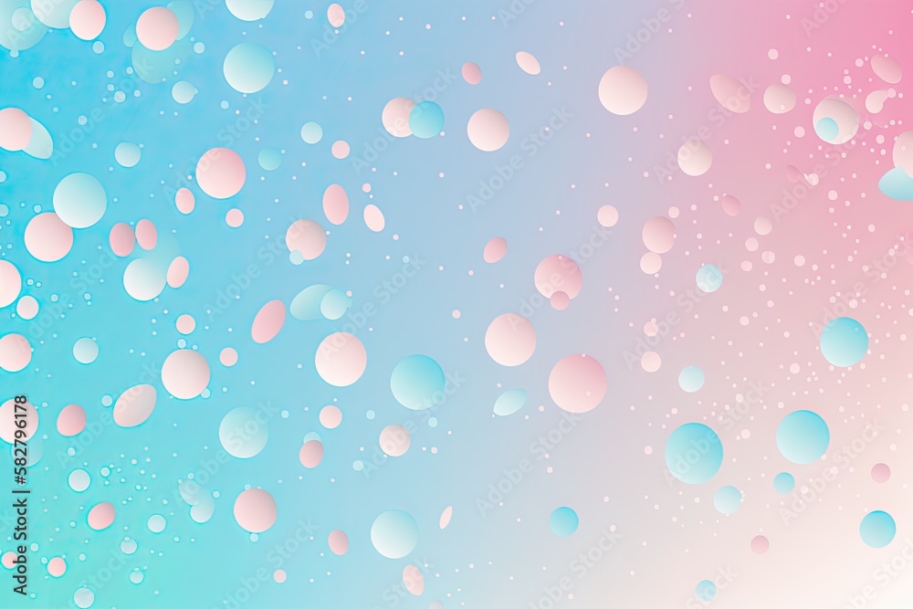 Background with colorful bubbles