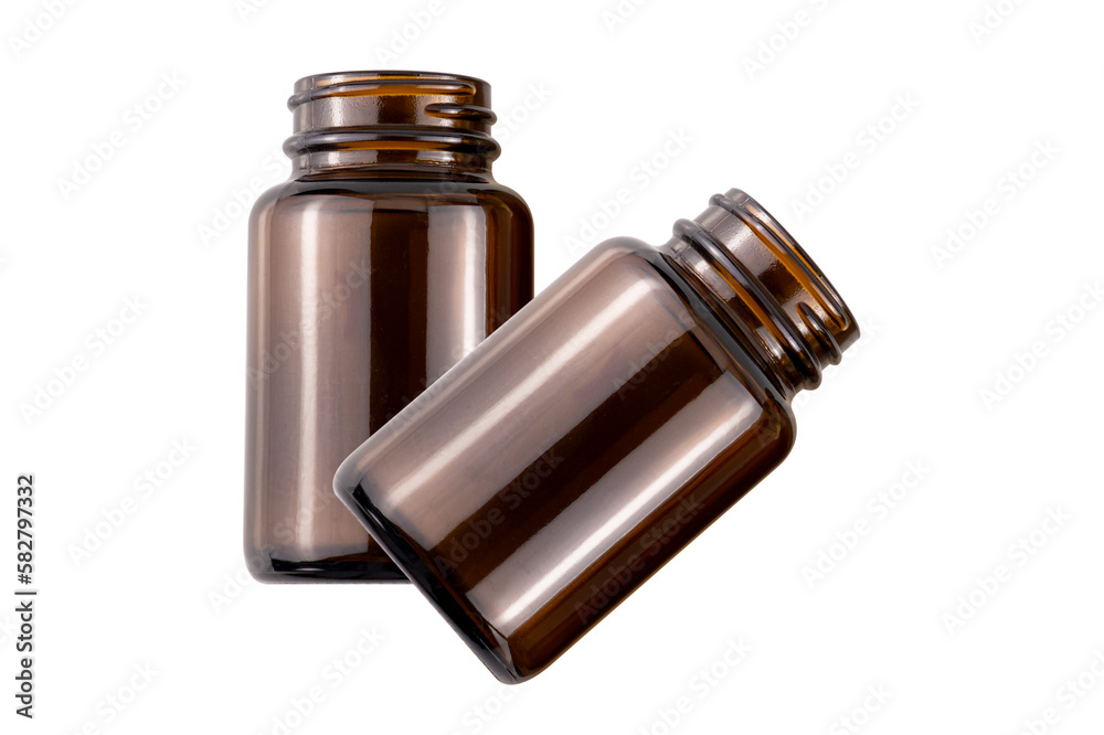 Glass bottle isolated on white background. Glass bottle isolated on white background.