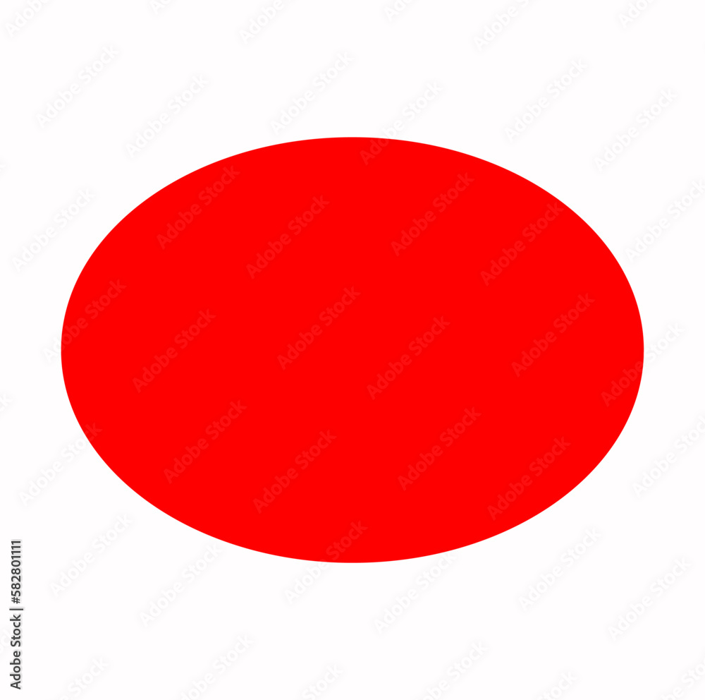 A red Big Ellipse Vector icon. A red Big Ellipse Vector icon.