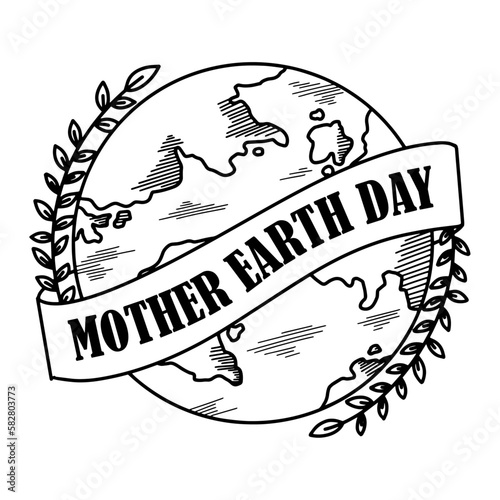 postcard for the international Mother Earth Day