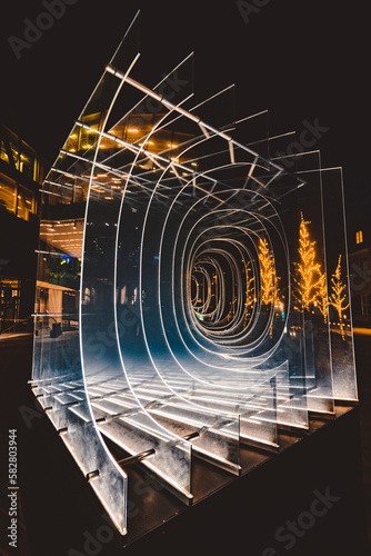 Glass light art