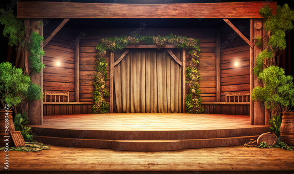 A natural and warm backdrop with wooden planks A natural and warm backdrop with wooden planks