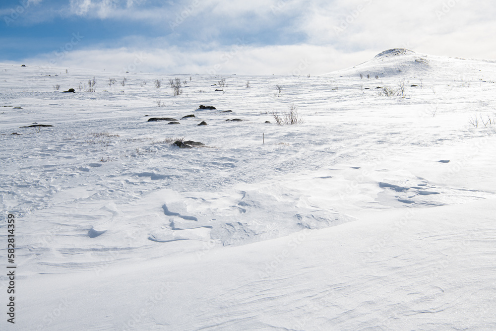 In  Wind und Kälte in den Bergen von Jotunheimen - Impression einer Skitour