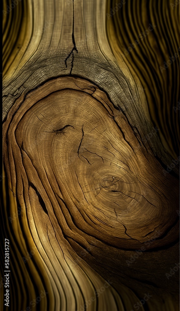 Naklejka premium Nature's Beauty: Warm-Toned Wood Grain Texture Illustration
