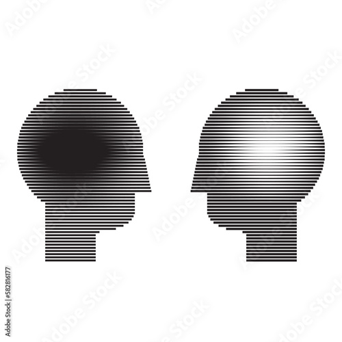 different inside  - two people talking face to face