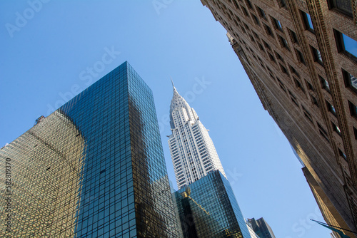 edificios de la ciudad financiera en new york