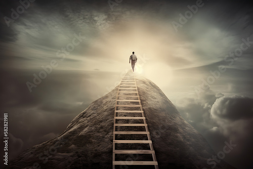 Get to the top -
(design created with generative ai technology)