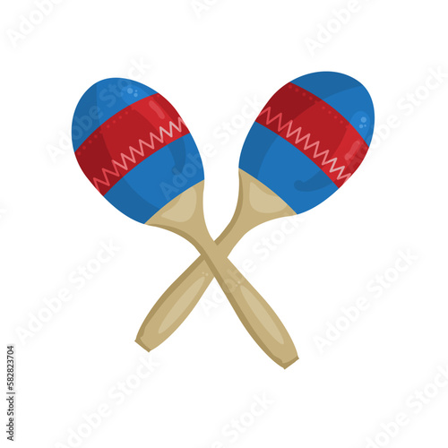 maracas - vector illustration