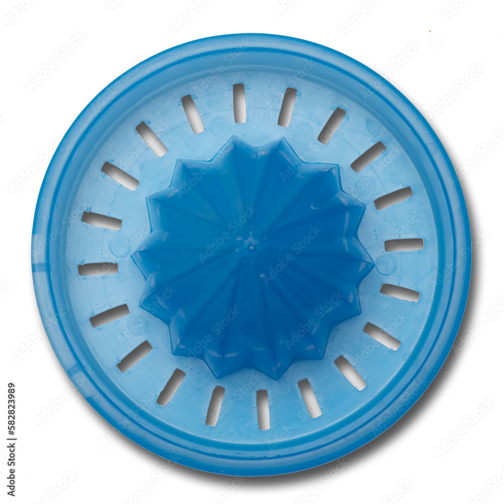 round blue upper part of a lemon squeezer as transparent png cut out round blue upper part of a lemon squeezer as transparent png cut out