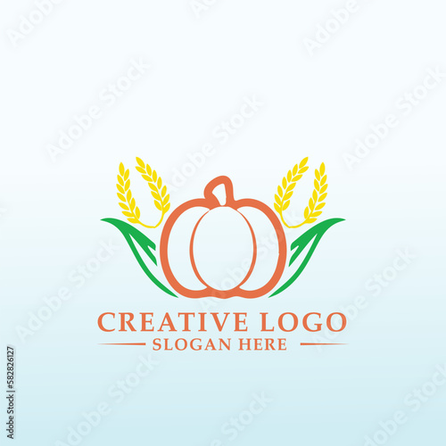 Design a smashing good logo for a Corn Maze and Pumpkin Patch