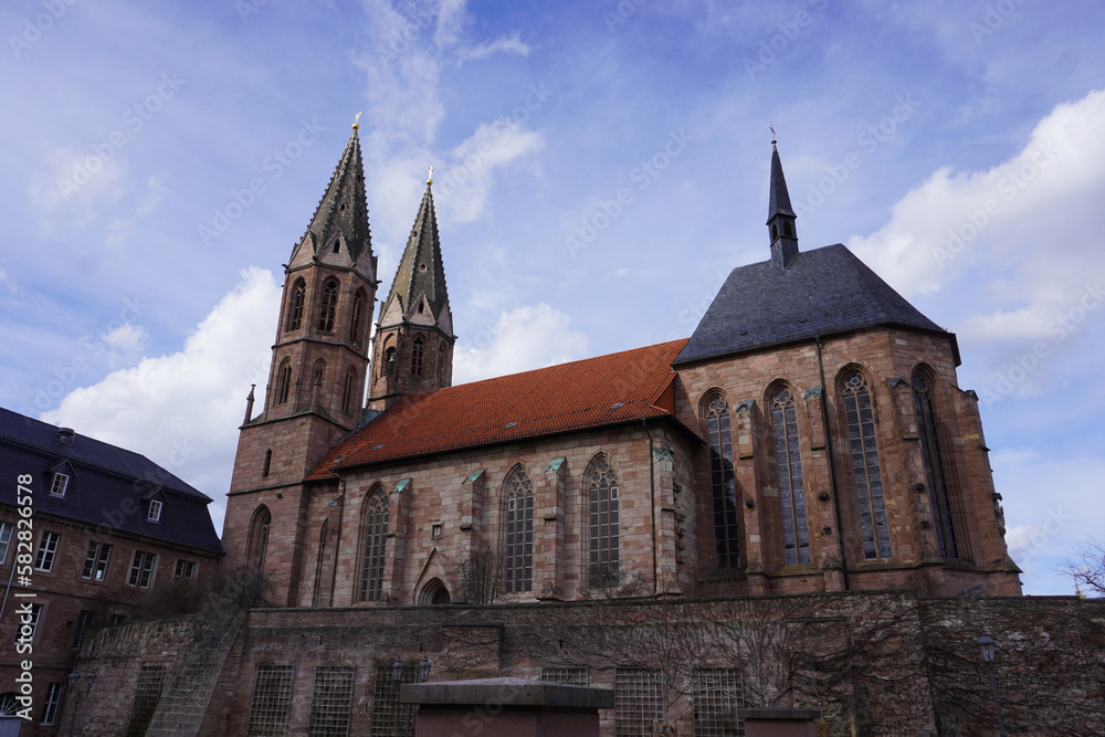 Fototapeta premium Die Marienkirche im Heilbad Heiligenstadt in Thüringen