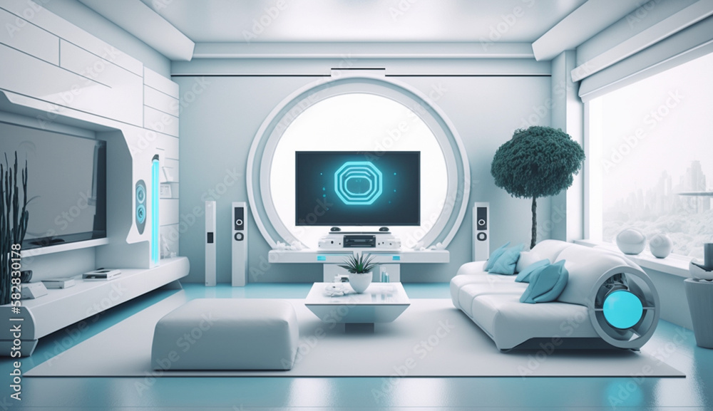 interior of a modern office, generative ai interior of a modern office, generative ai