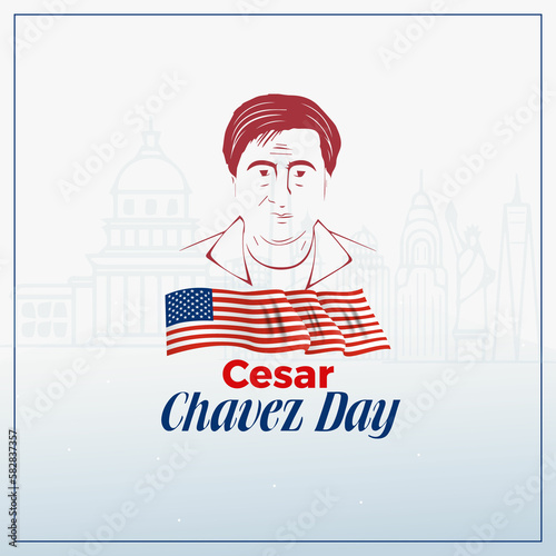 Cesar Chavez Day in USA in. this Man Name Cesar Chavez. and His Birthday background
 photo