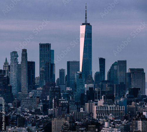 New York  USA  city skyline
