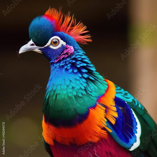 ColorfulTropical Bird, AI