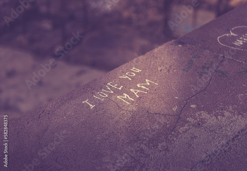 write on a wall