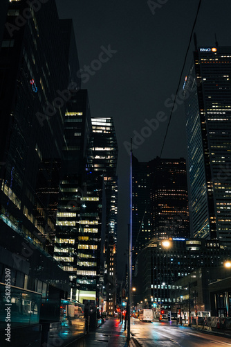 Toronto at night. 