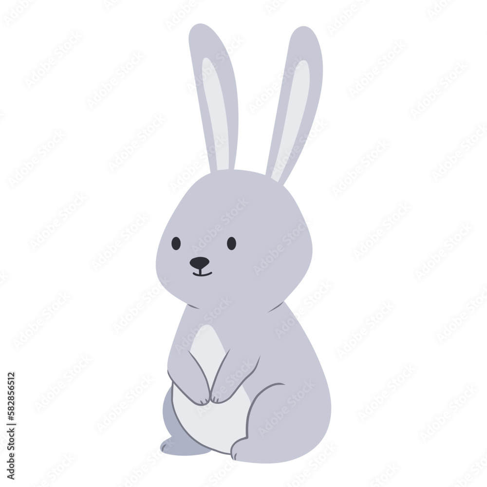 Obraz premium cute bunny sitting