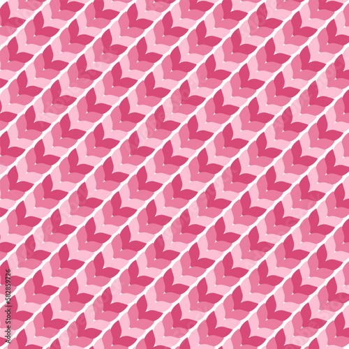 Abstract vector illustration, purple pigtail, magenta. Square background, diagonal stripes, paper for packaging goods, space for copy