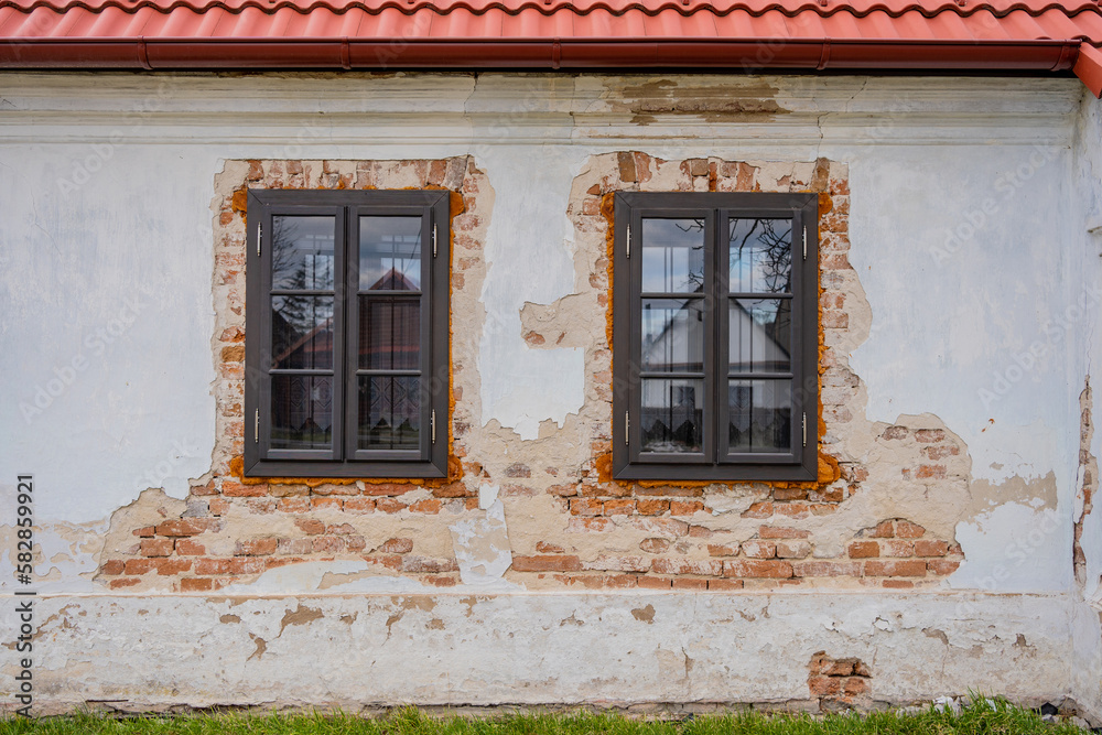 Fototapeta premium old window in the house