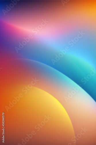 Abstract neon colored gradient background