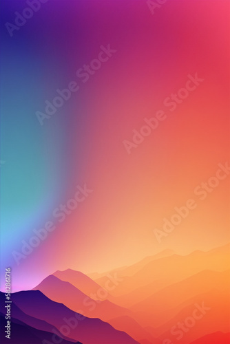 Abstract neon colored gradient background
