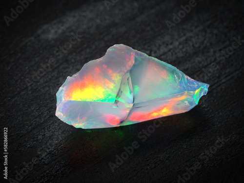 Natural Ethiopian Opal Loose Gemstone photo