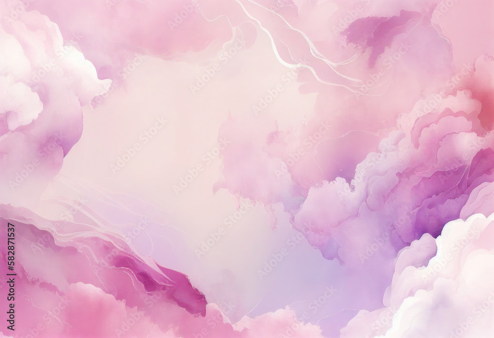 Fototapeta premium Pink Marble Texture Background, Abstract Artistic Backdrop, Generative AI
