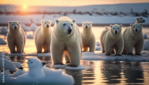 The Mighty Polar Bear  King of the Arctic  GENERATIVE AI