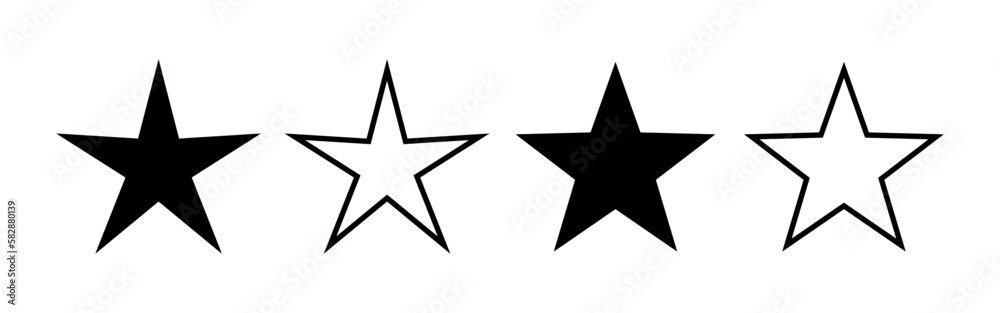 Star Icon vector for web and mobile app. rating sign and symbol. favourite star icon Star Icon vector for web and mobile app. rating sign and symbol. favourite star icon