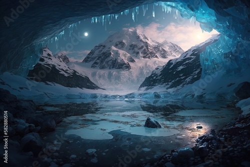 Beneath the Glittering Glaciers Lies Mystical Magic Generative AI