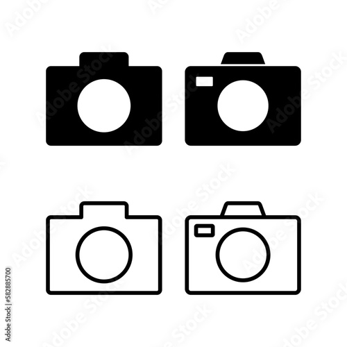 Camera icon vector illustration. photo camera sign and symbol. photography icon.