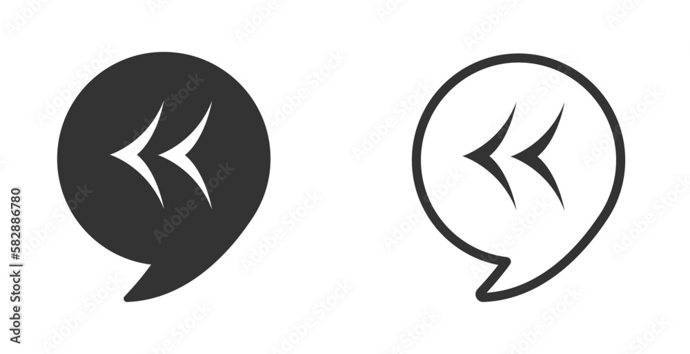 Quote vector icons collection