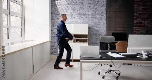 Wallpaper Mural Standing Office Yoga Workout And Workout Torontodigital.ca