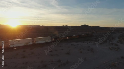 The Transmongol Railway passes through the capital of Mongolia, the city of Ulan Bator, and connects the Russian city of Ulan-Ude with the Chinese city of Jining. (aerial photography) photo