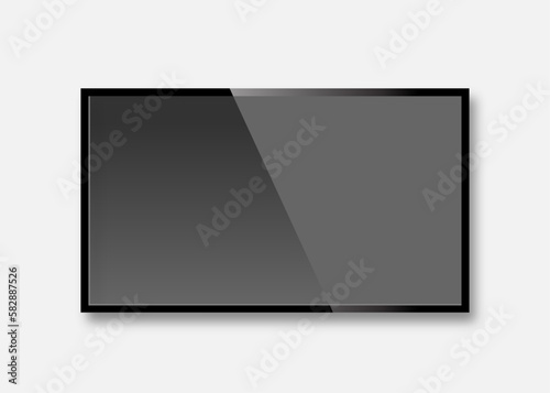 Realistic Tv vector image