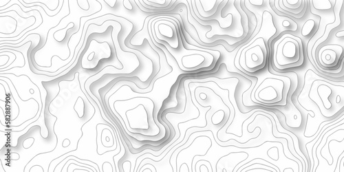 Topographic map. Geographic mountain relief. Abstract lines background. Contour maps. Vector illustration  Topo contour map on white background  Topographic contour lines vector map seamless pattern.