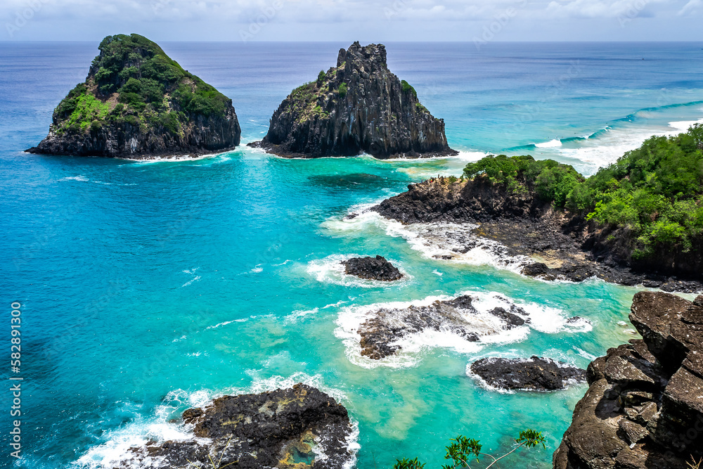 Naklejka premium Fernando de Noronha Island - Pernambuco state, Brazil - march 2023