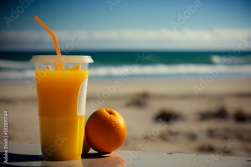 Fresh fruit juice with simple background, homemade healthy diet full of energy