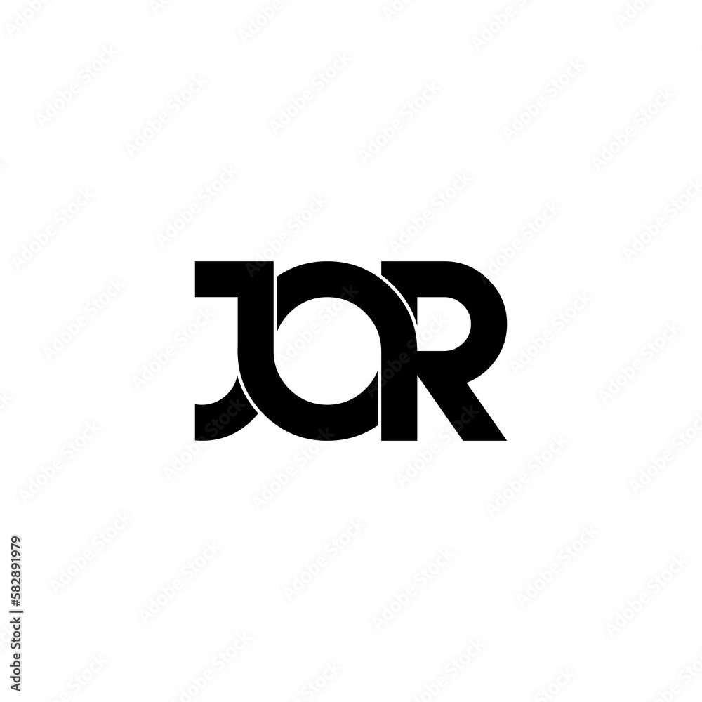jor typography letter monogram logo design jor typography letter monogram logo design
