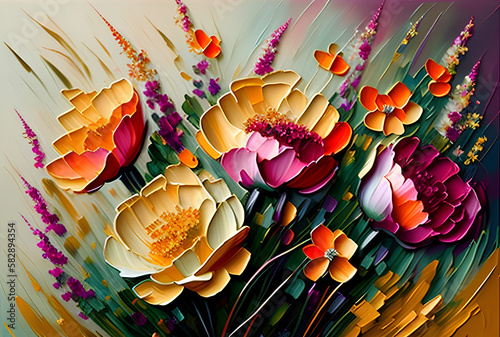 Floral Bouquet Painting