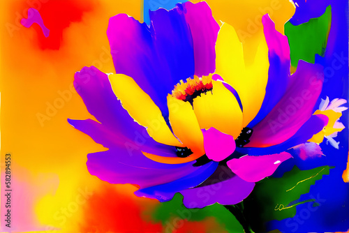 Bright Floral  Watercolor Paintings