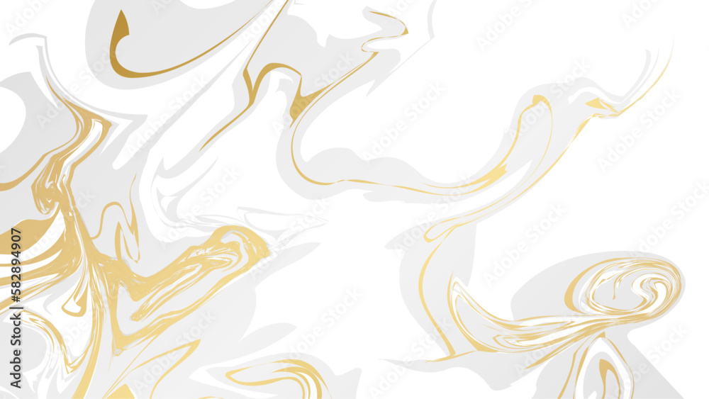 Obraz premium Abstract white gold marble texture background