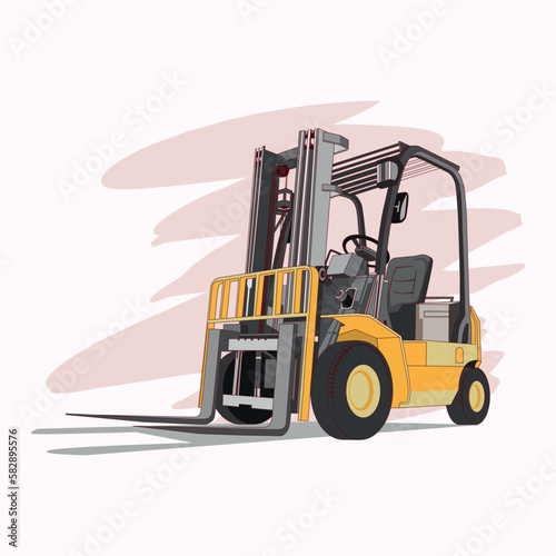 Forklift heavy load transport vehicles