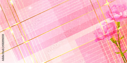 母の日　カーネーション　ピンク　背景