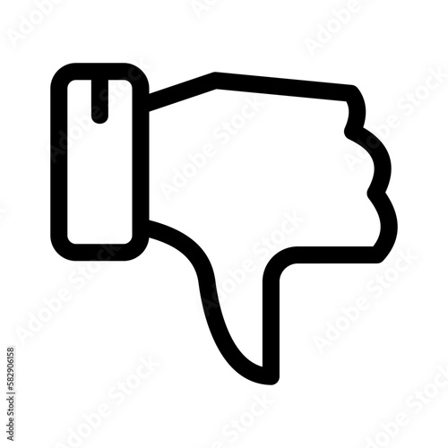 dislike icon or logo isolated sign symbol vector illustration - high quality black style vector icons
