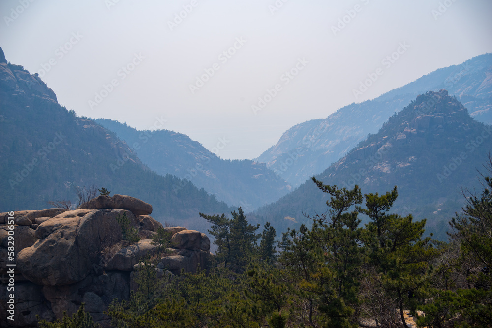 Obraz premium The Laoshan mountain in the east of china