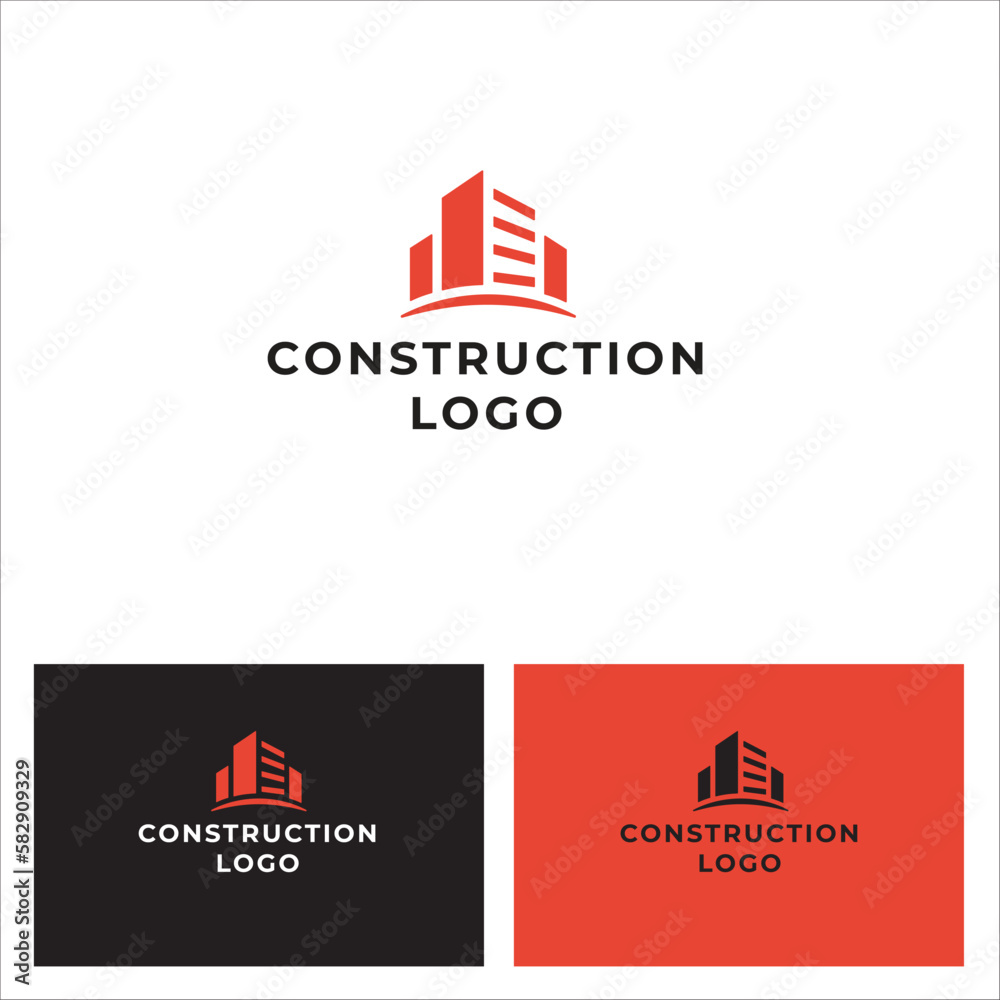 Fototapeta premium Construction building logo for your company